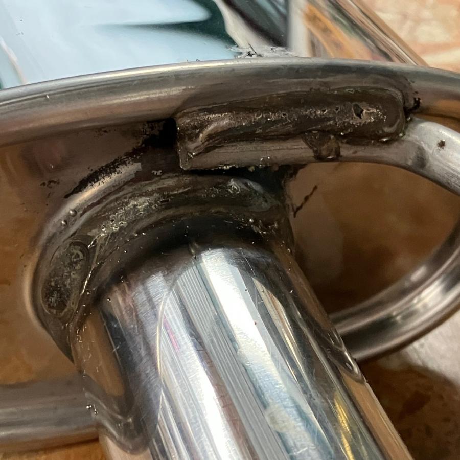 RC40ステンレススチールサイド出しマフラー・インジェクション用