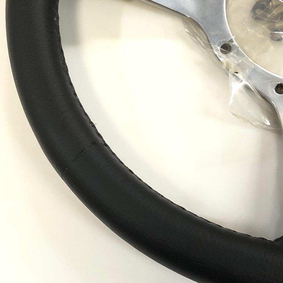 モトリタ ハンドル 39cm レザー 希少 大径 minimaruyama_bb4048