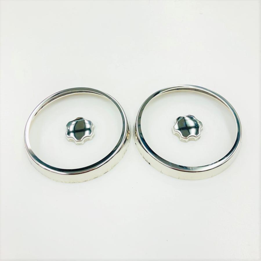 ローバー ミニ エアベント＆リング ペア 送料無料 ローバーミニ エアベント クロームメッキ左右 メッキ