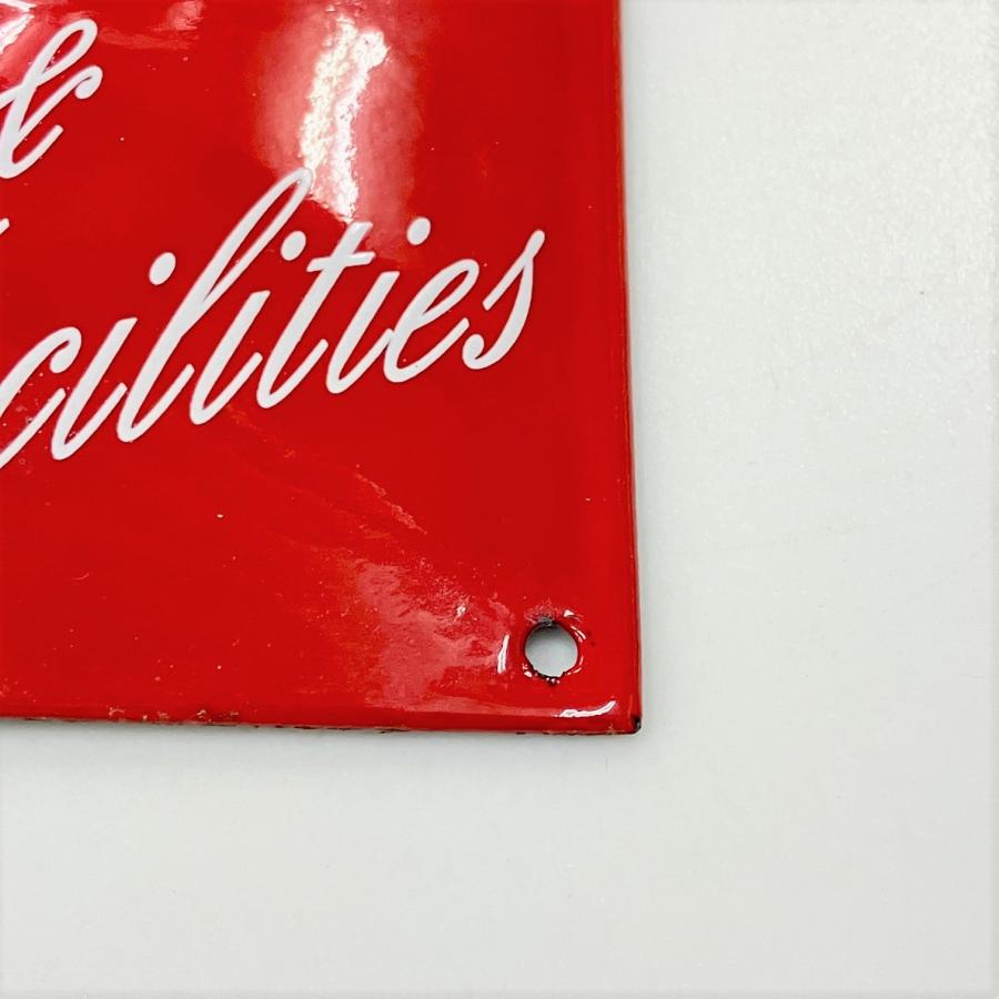 ️⭕️希少️⭕️フエバー体温計 販促用ホーロー看板 両面看板 大正ロマン ️⭕️希少️⭕️フエバー体温計 販促用ホーロー看板 両面看板