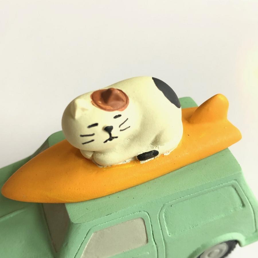 サーフィン猫 MINI VAN 置物 : ミニマルヤマ - 通販 - Yahoo!ショッピング