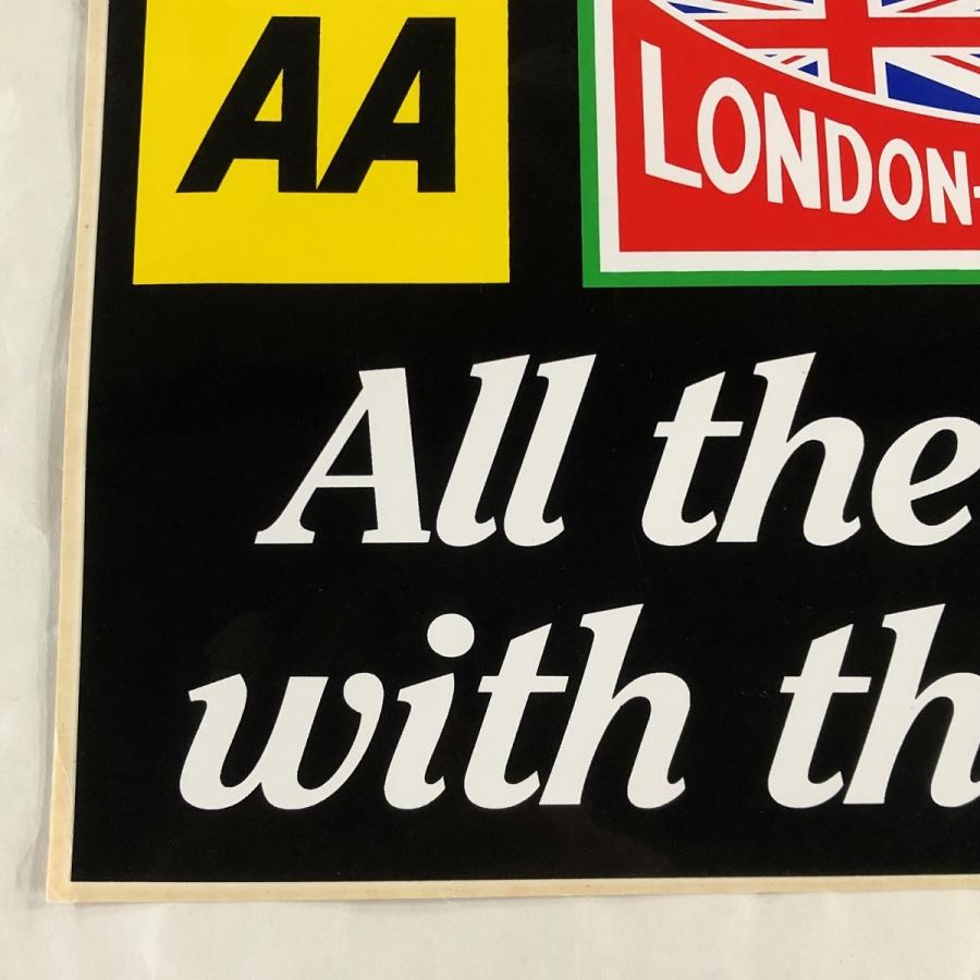 AA看板 英国ロードサービス GARAGEサイン+キー ミニクーパー AA看板