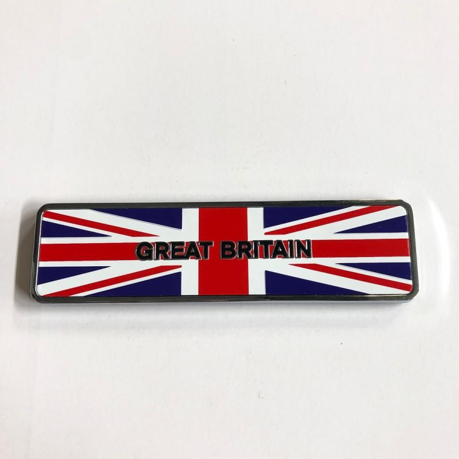 最新アイテム ユニオンジャック Great Britain プレート 貼り付けタイプ