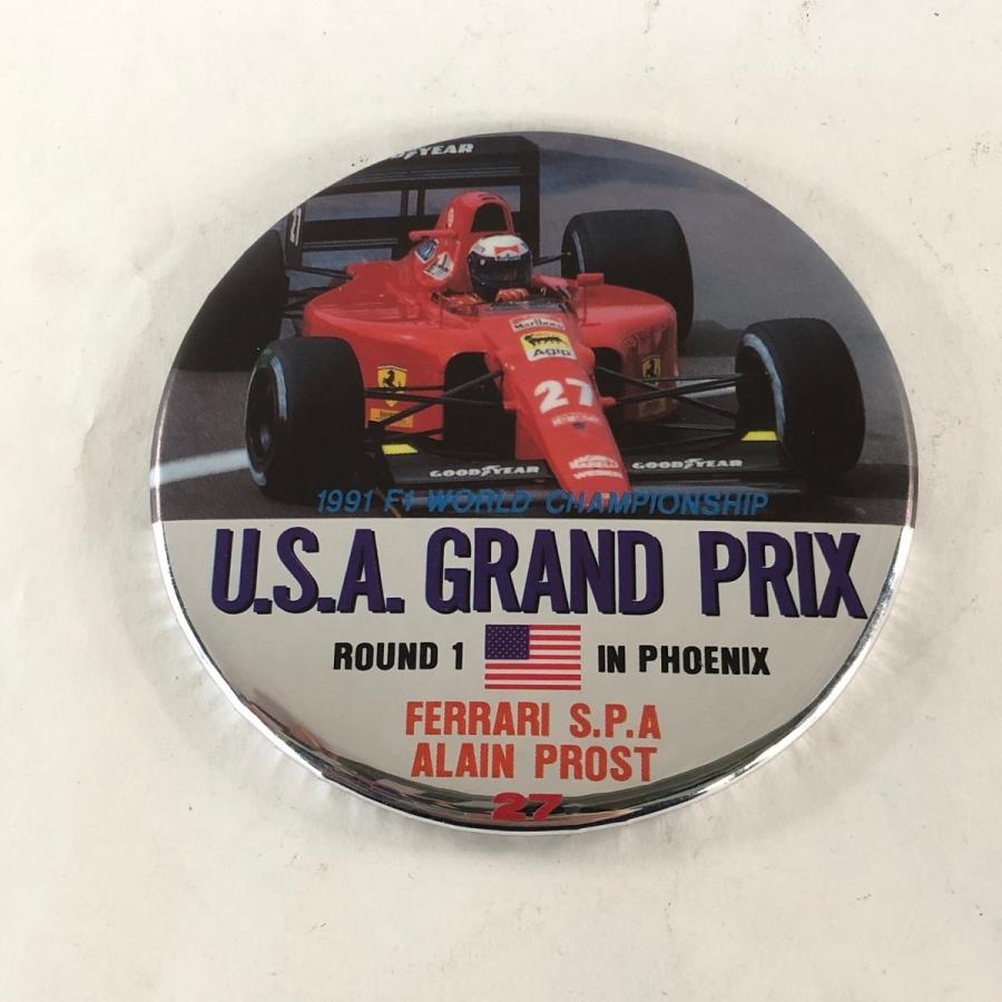 Ferrari（フェラーリ） 現品 ALAIN PROST 缶バッチ : ミニマルヤマ