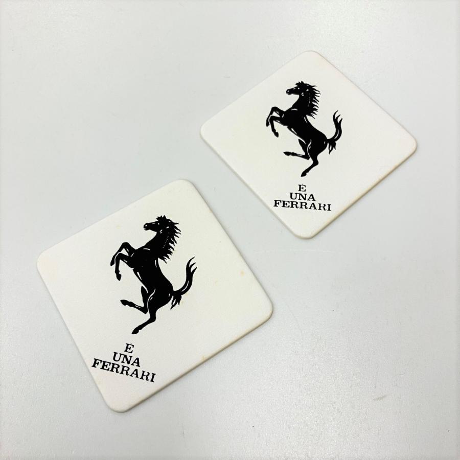 Ferrari（フェラーリ） 現品 コースターセット ブラック : ミニ