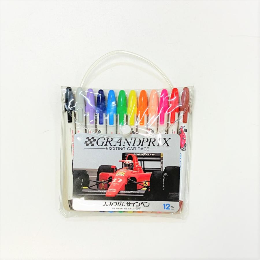 Ferrari（フェラーリ） 現品 みつびし サインペン12色セット GRANDPRIX