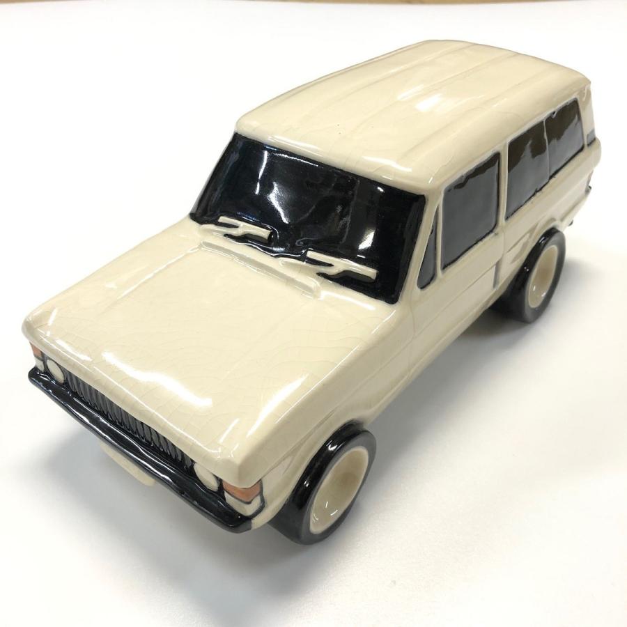現品 レンジローバー クルマ型陶器オブジェ : ミニマルヤマ - 通販