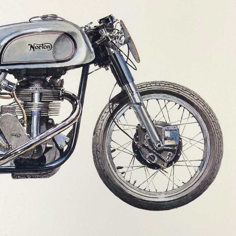 1959 Norton 'Manx' 500cc ポスター : ミニマルヤマ - 通販 1959 Norton 'Manx' 500cc ポスター : ミニマルヤマ - 通販