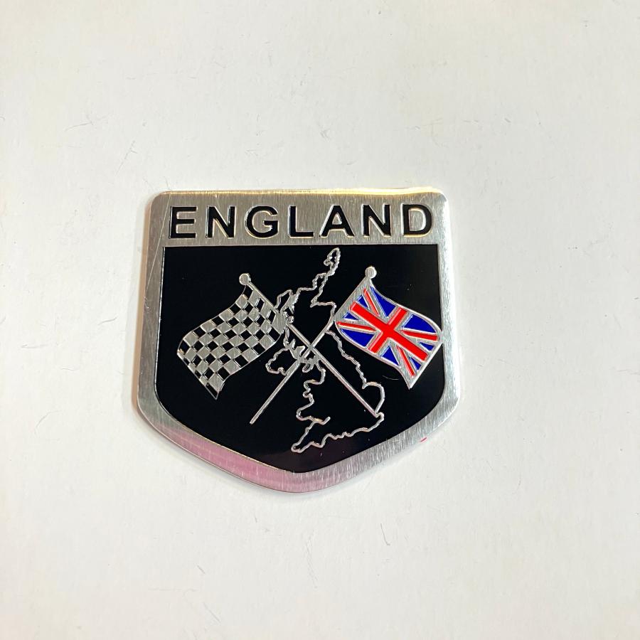 ENGLAND クロスフラッグ プレートステッカー : ミニマルヤマ - 通販