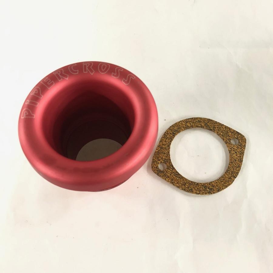 パイパークロス ウェーバー エアファンネル DCOE45パイ レッド : ミニ