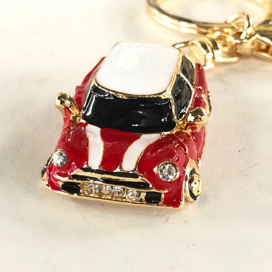 ローバーミニ キーホルダー レッド・ブルー : ミニマルヤマ - 通販