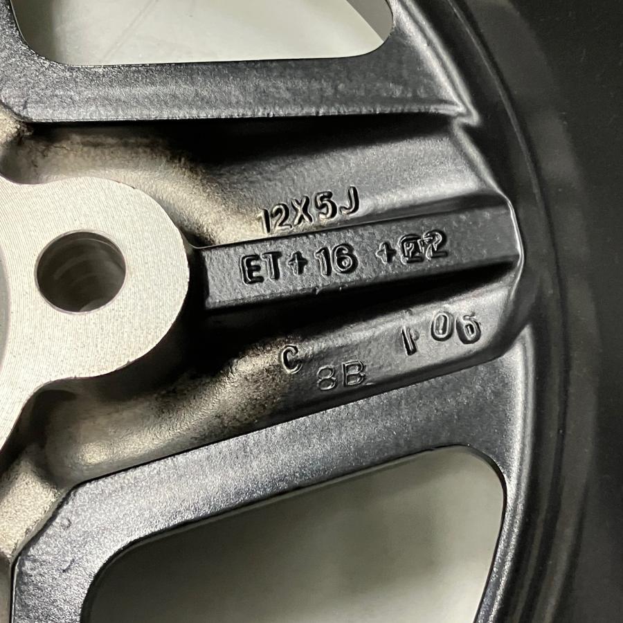 REVOLUTION レボリューション 5J12インチ アルミホイールセット : ミニ 