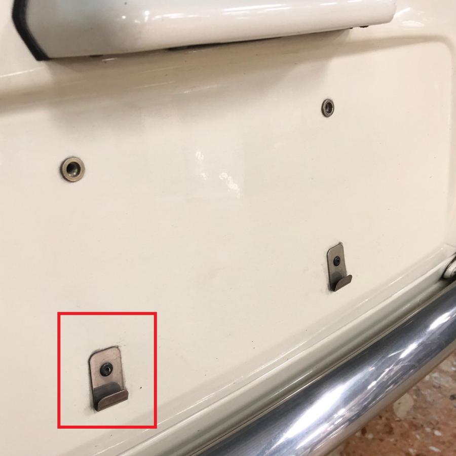 純正 リヤナンバープレート ブラケット : ミニマルヤマ - 通販 - Yahoo