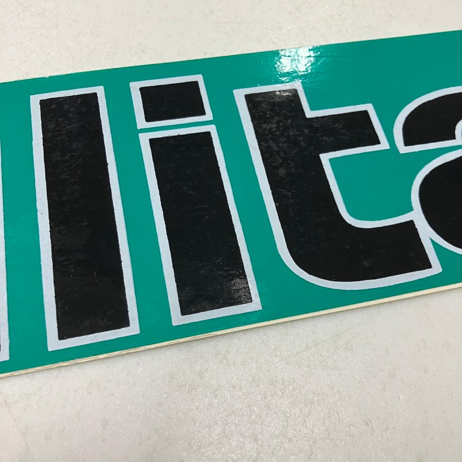 現品 Alitalia ステッカー（ビニールデカール粘着剤なし） : ミニ