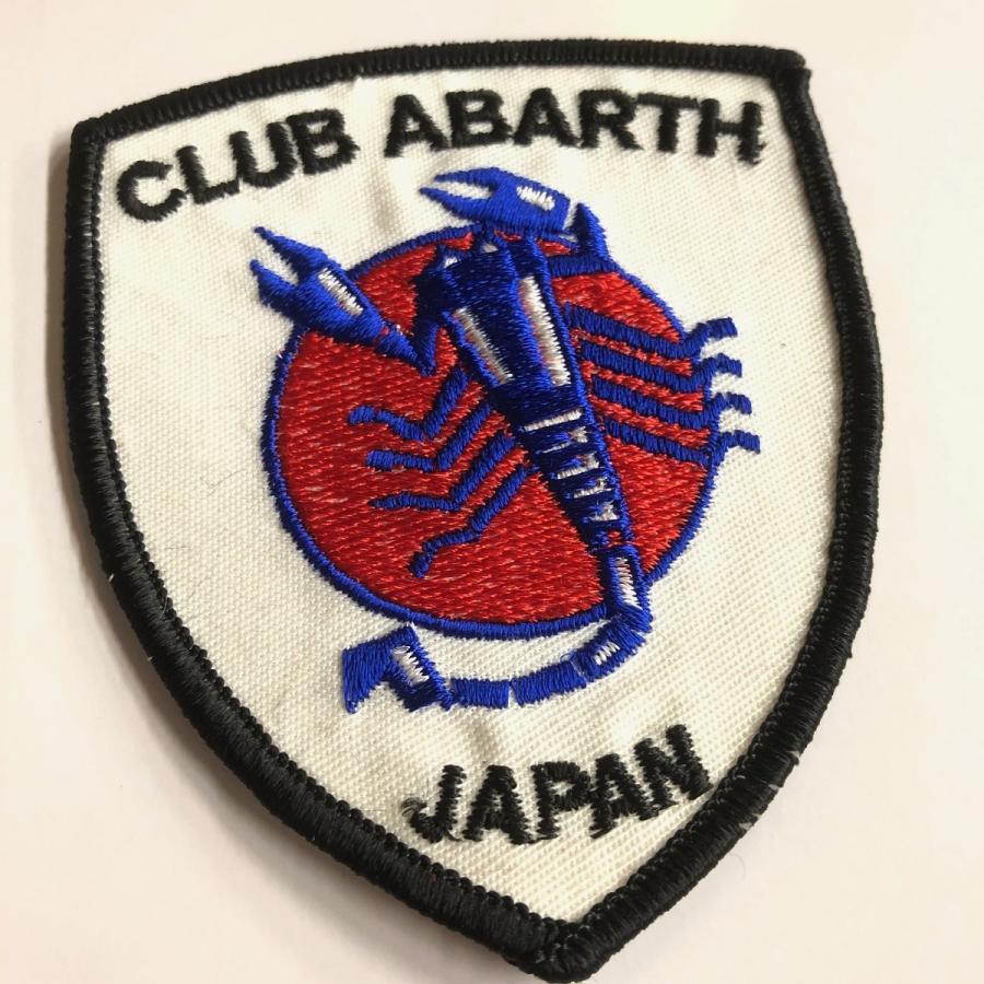 希少 ランドローバー　オーナーズクラブジャパン　公式ワッペン アバルト（ABARTH） CLUB ABARTH JAPAN ワッペン : ミニマルヤマ