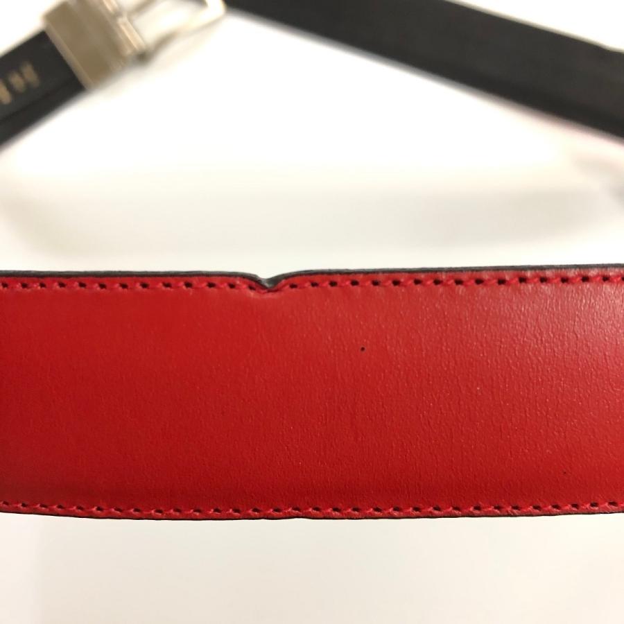 Ferrari（フェラーリ） ベルト ブラック×レッド : ミニマルヤマ - 通販