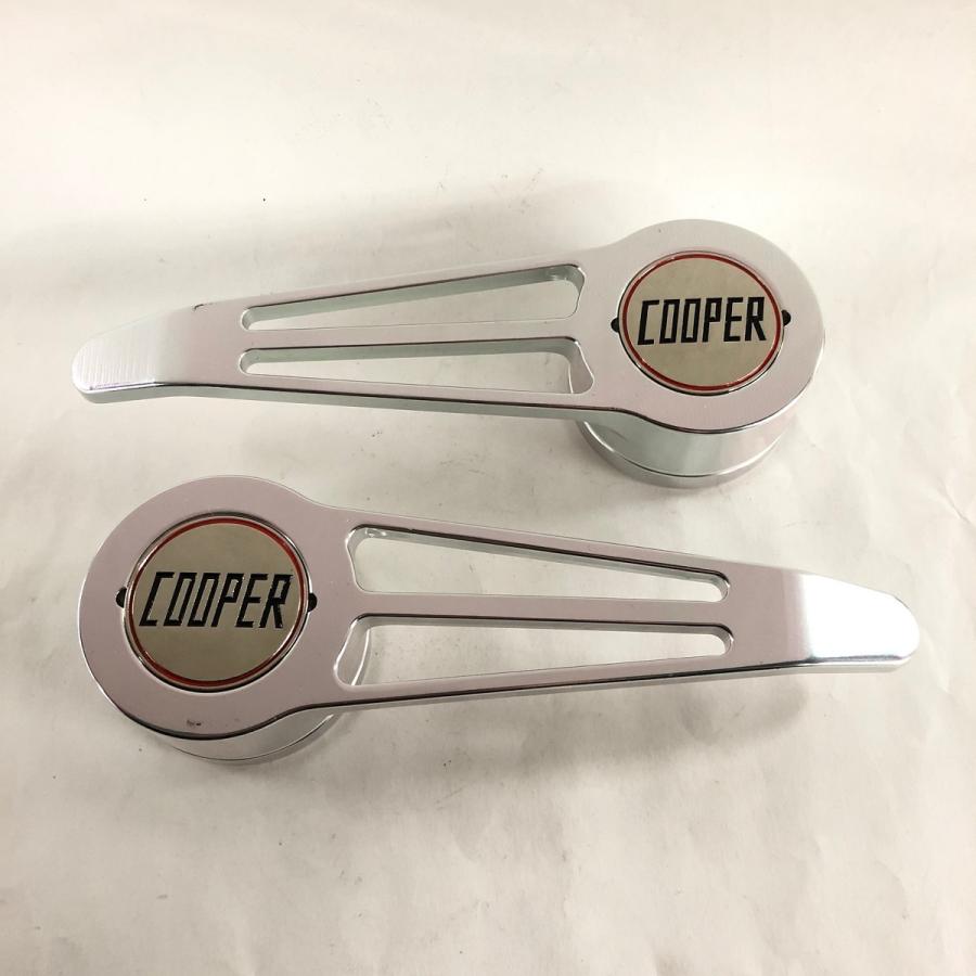 ジョンクーパーアルミビレットドアインナーハンドルセット : ミニ