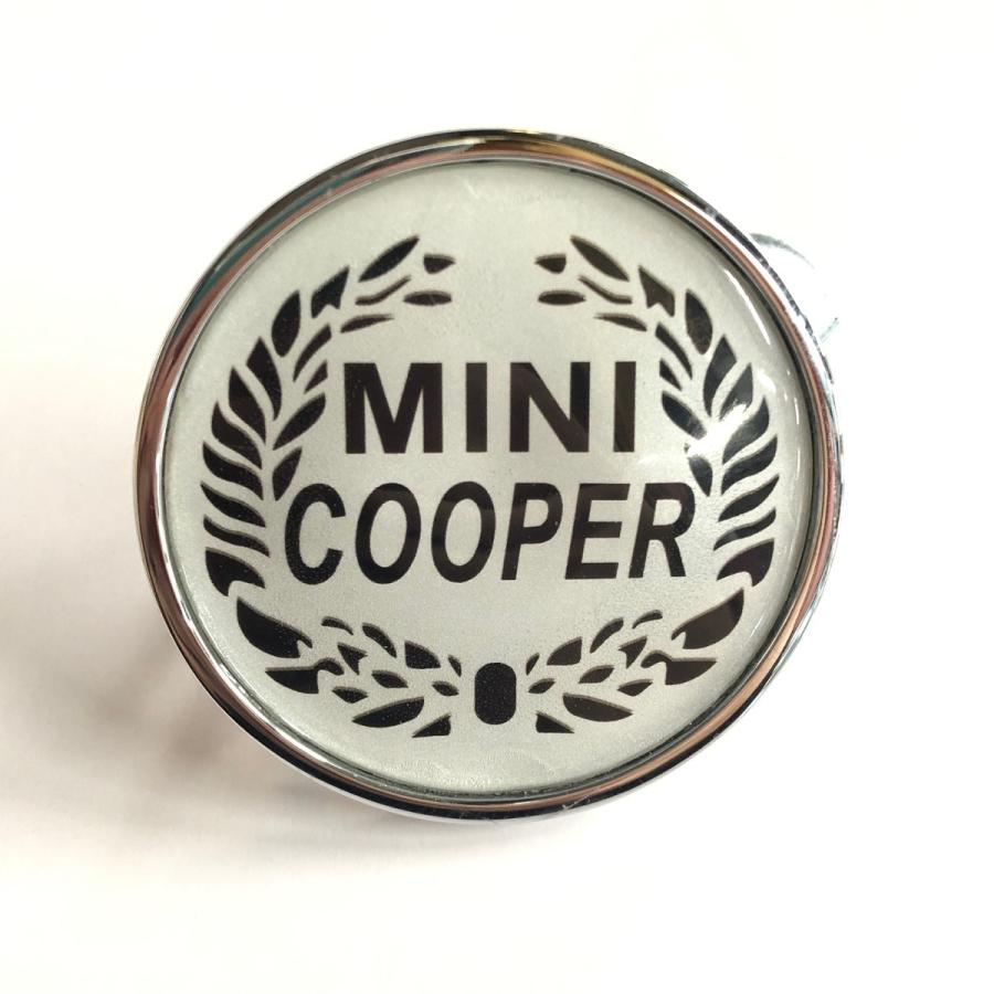 Mini Cooper 月桂樹マーク ホワイト 丸型グリルバッチ 60 ミニマルヤマ 通販 Yahoo ショッピング