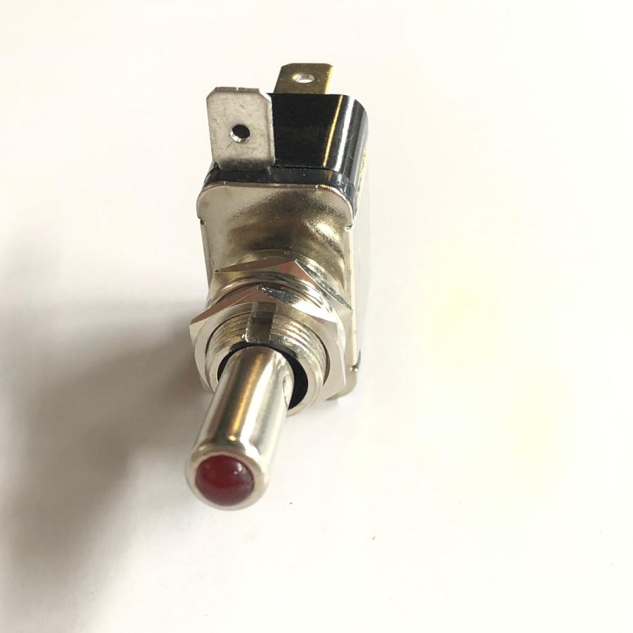 LEDライト付き トグルON/OFFスイッチ レッド : ミニマルヤマ - 通販