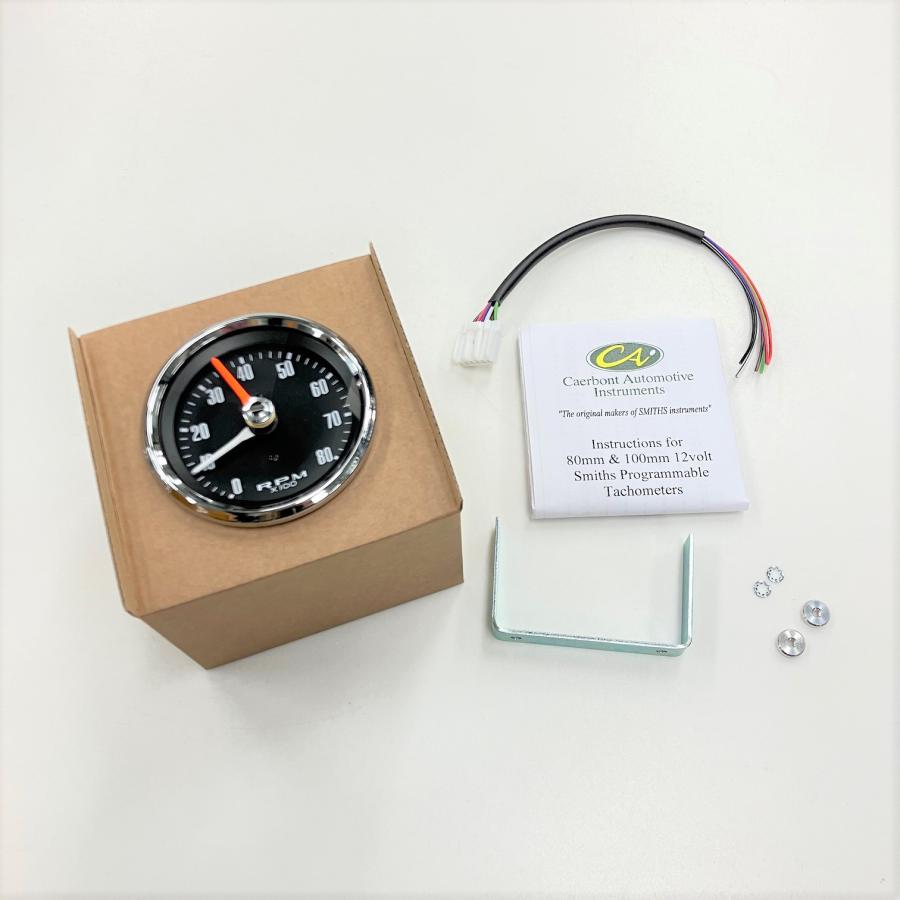 スミス製 80mmタコメーター・8000rpmブラック : ミニマルヤマ スミス製 80mmタコメーター・8000rpmブラック : ミニマルヤマ