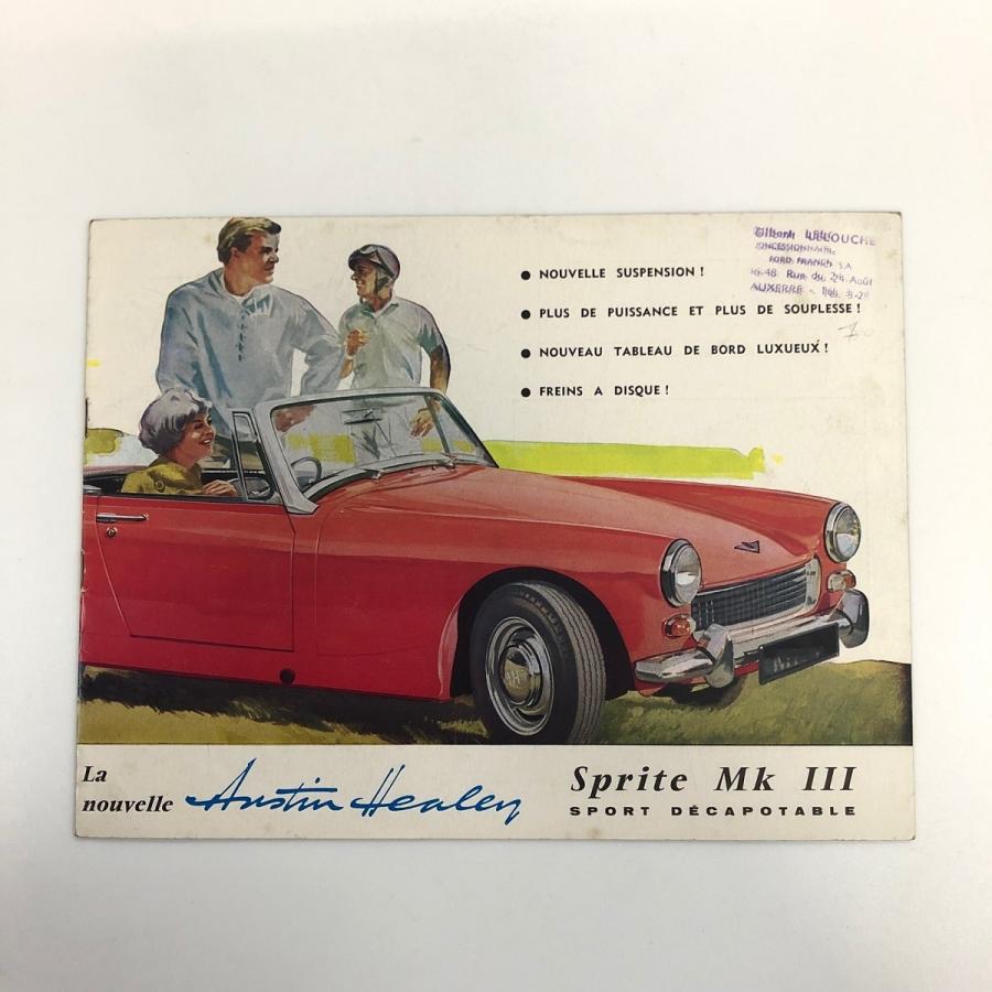 現品 Austin Healey Sprite MK3 カタログ : ミニマルヤマ - 通販