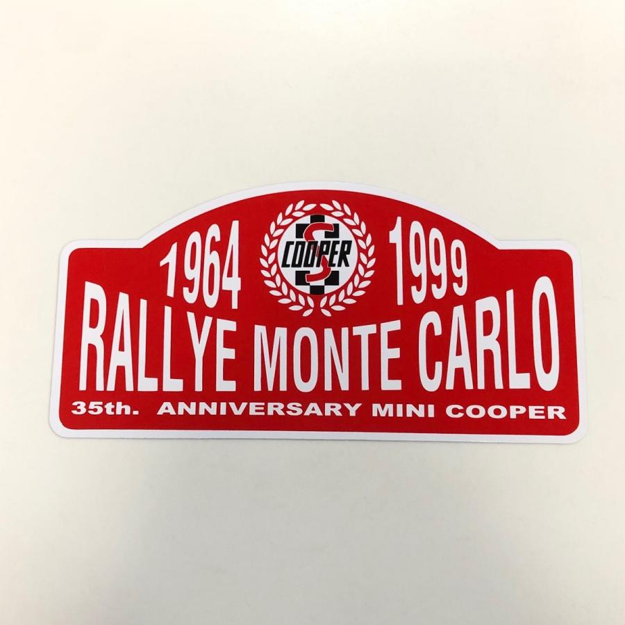 モンテカルロ プレート ローバーミニ クラシックミニ 35th Anniversary MINI COOPER ラーリーモンテカルロプレート : ミニ