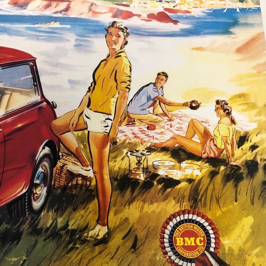 額装品/The Moderna/ブレンダン オースティン/ポスター/インテリア お取り寄せ品 THE AUSTIN MINI イラストポスター : ミニマルヤマ