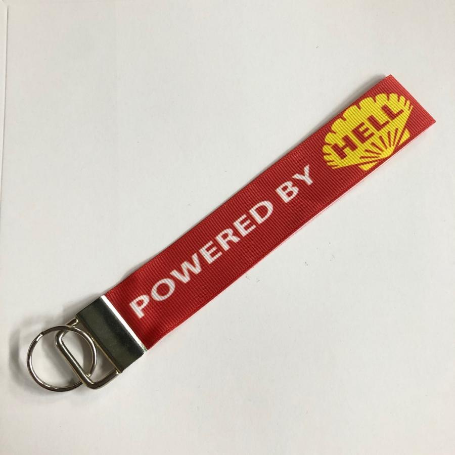 POWERED BY SHELL リボンストラップキーホルダー : ミニマルヤマ