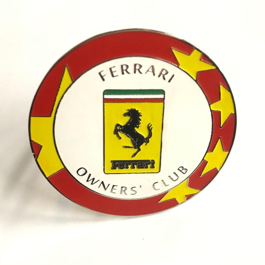 Ferrari（フェラーリ） 現品 Ferrari OWNERS CLUB グリルバッチ : ミニ