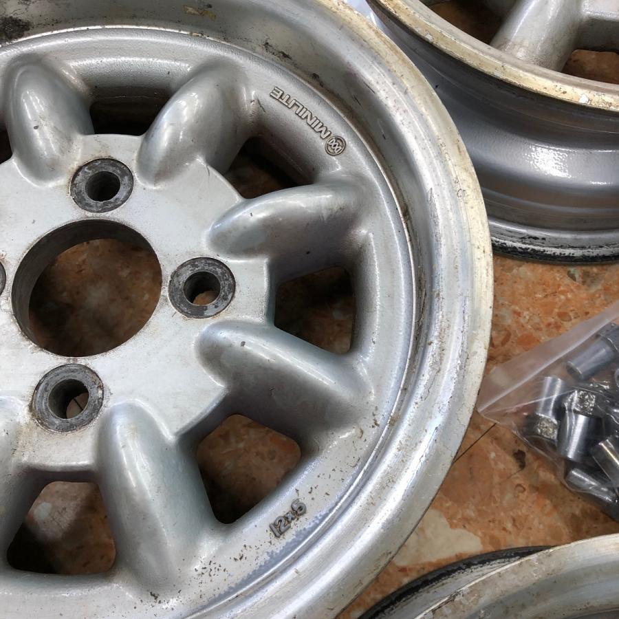 現品 ミニライト 5J12インチ アルミホイールセット : ミニ