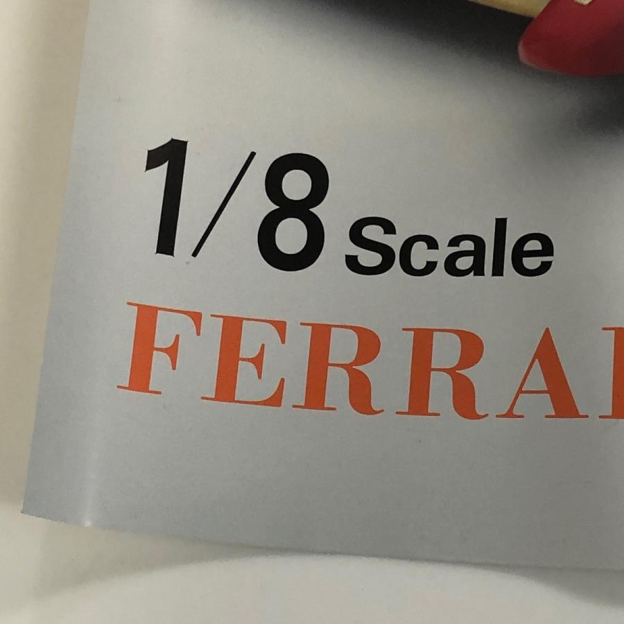 現品 ROSSO Ferrari 643 1/8 scale ミニカー 広告ポスター