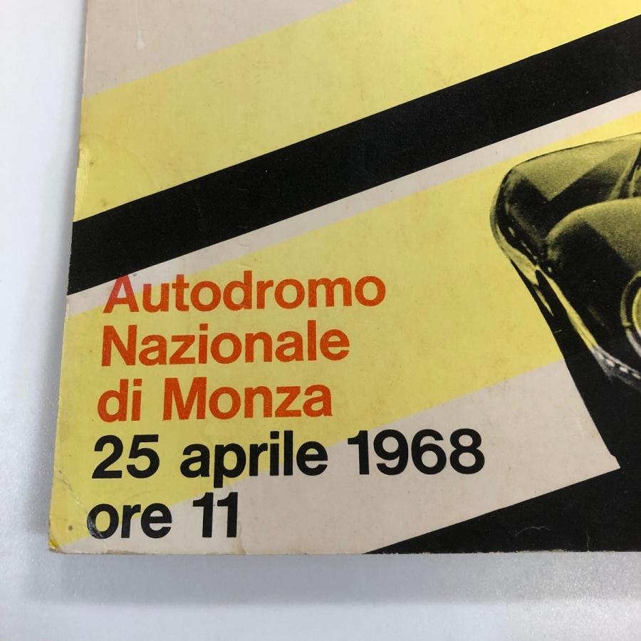 ポスター 現品 1000km Autodromo Nazionale di Monza 1968 ポスター : ミニ