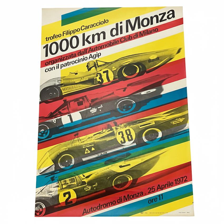 現品 1000km di MONZA 1972 ポスター : ミニマルヤマ - 通販 - Yahoo