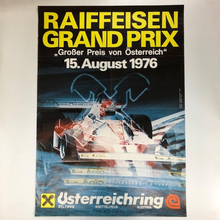 現品　RAIFFEISEN　GRAND　PRIX　1976　ポスター
