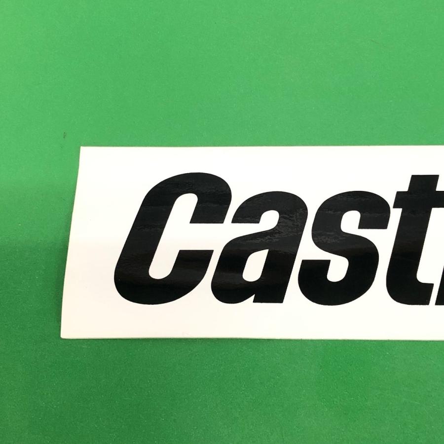 Castrol（カストロール） 黒文字ステッカー : ミニマルヤマ - 通販