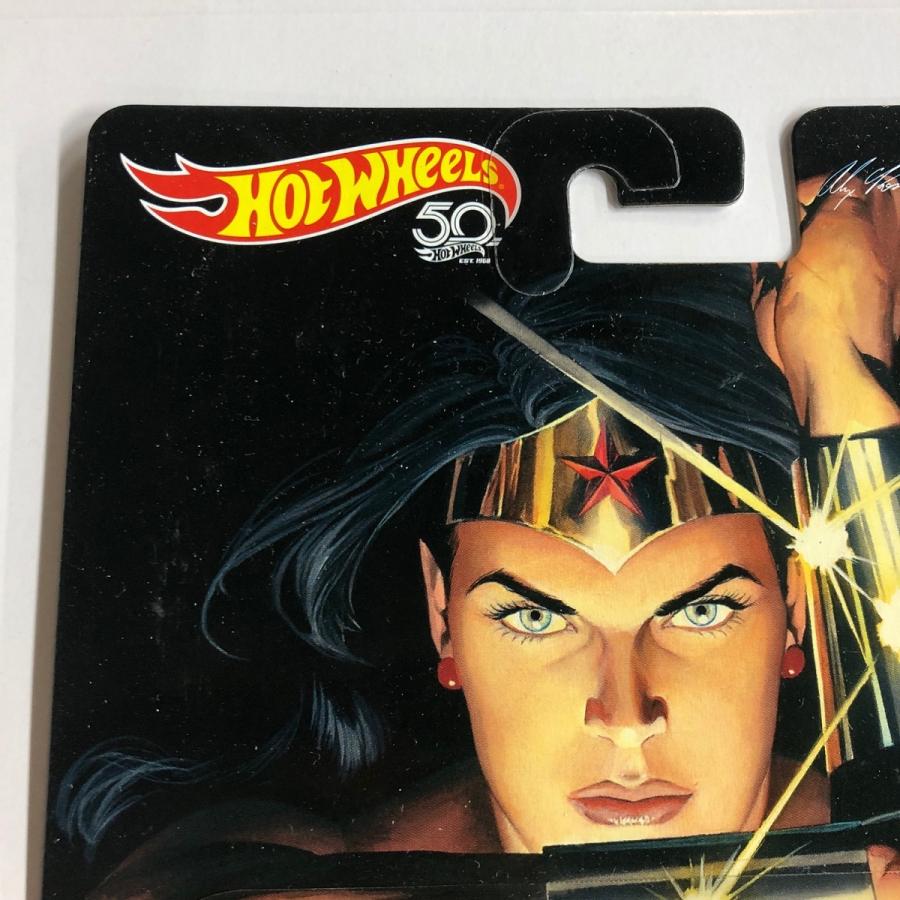 新品 現品 HOTWHEELS '67 Austin Mini Van Wonder Woman ミニカー