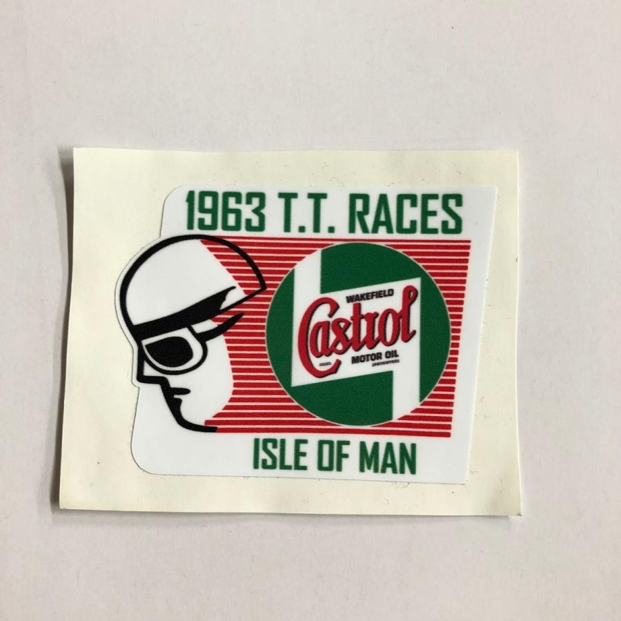 CASTROL　T.T.RACES　ステッカー｜minimaruyama