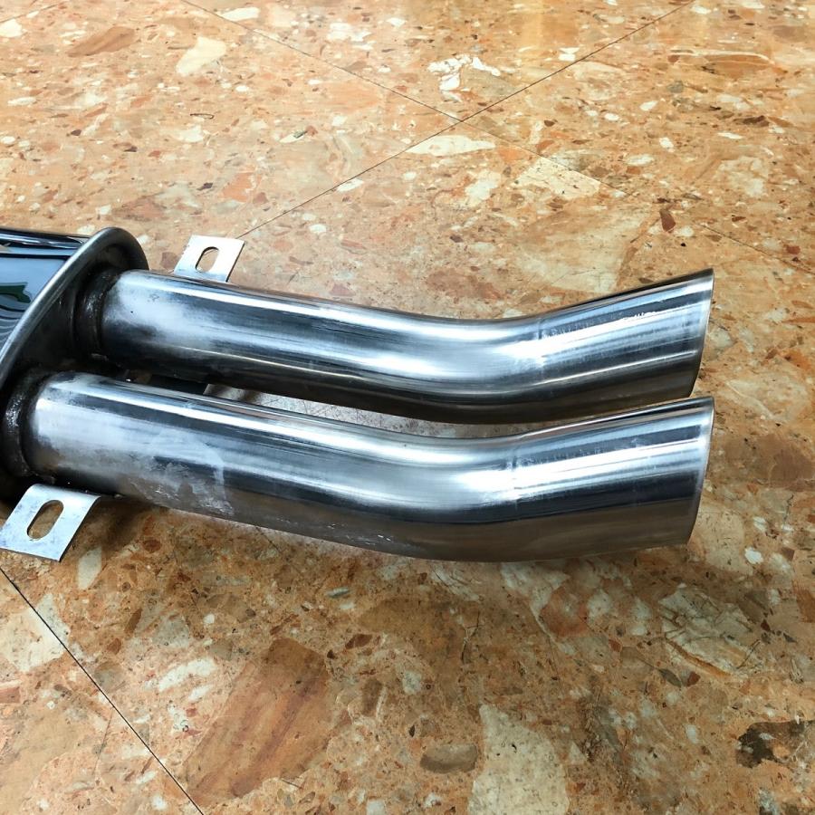 お取り寄せ品 スモールボアステンレスDTMダブルマフラー : ミニ