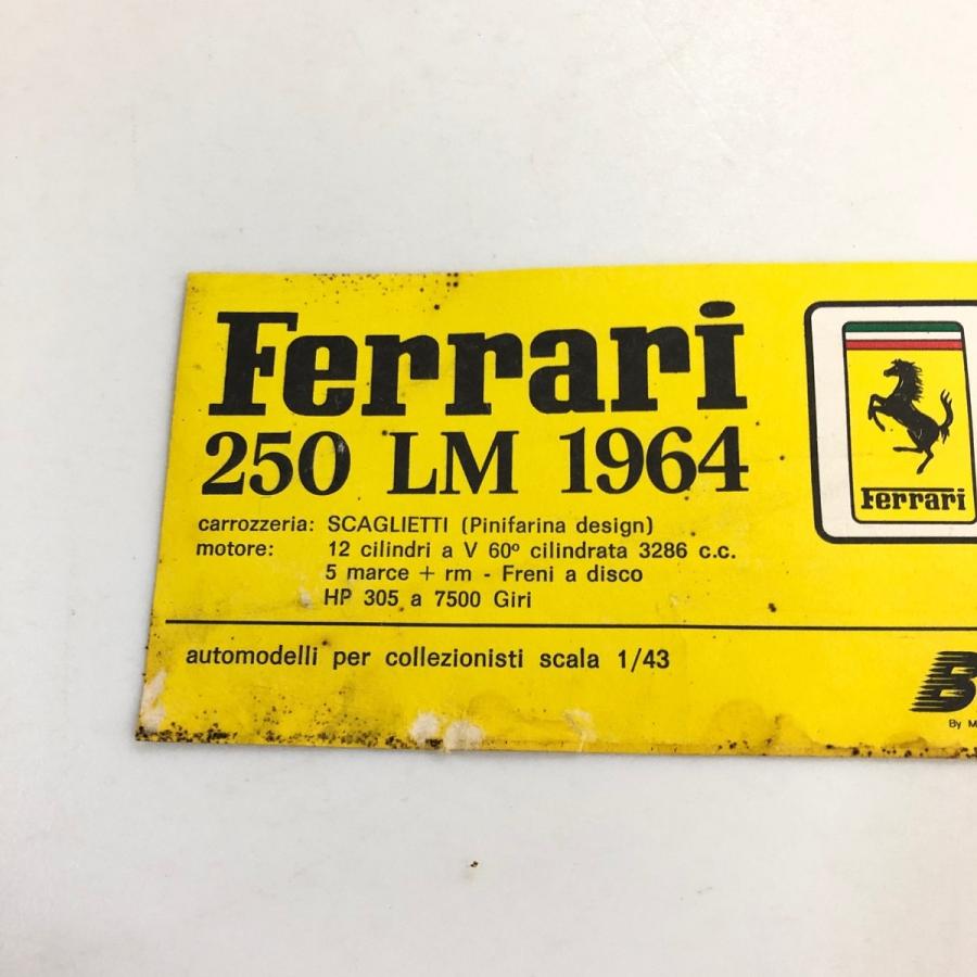 絶版　新品　ベストモデル　1/43　Ferrari　250LM　1964　ミニカー｜minimaruyama｜02