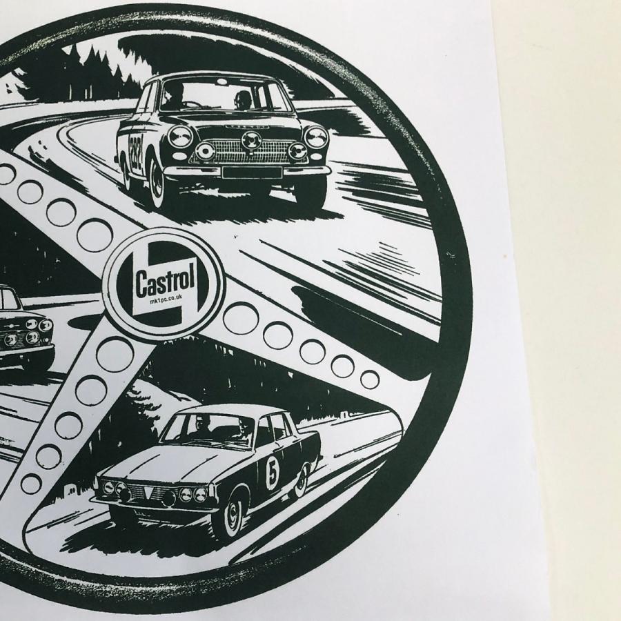 fresh clean Castrol ポスター : ミニマルヤマ - 通販 - Yahoo