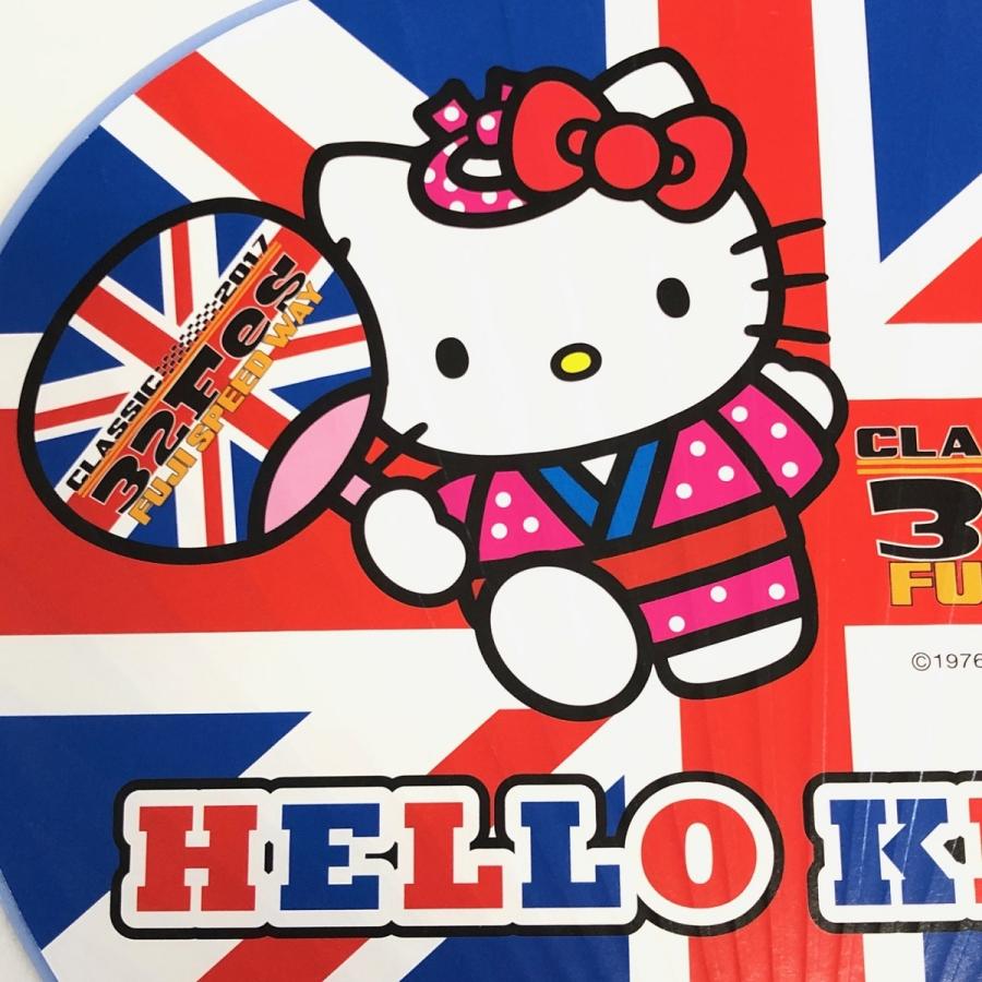 ハローキティ CLASSIC32Fes×ハローキティ うちわ（ピンク/ブルー