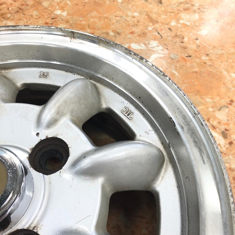 中古 12インチ 5J 8スポーク アルミホイール4本セット : ミニ