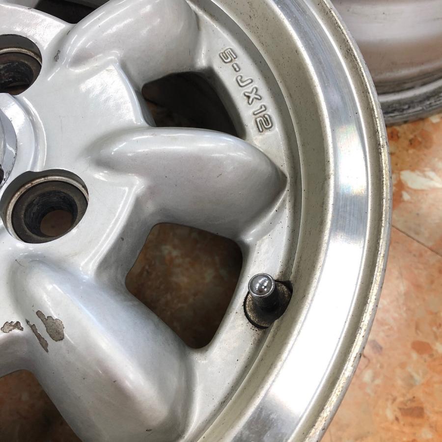 中古 12インチ 5J 8スポーク アルミホイール4本セット : ミニマルヤマ