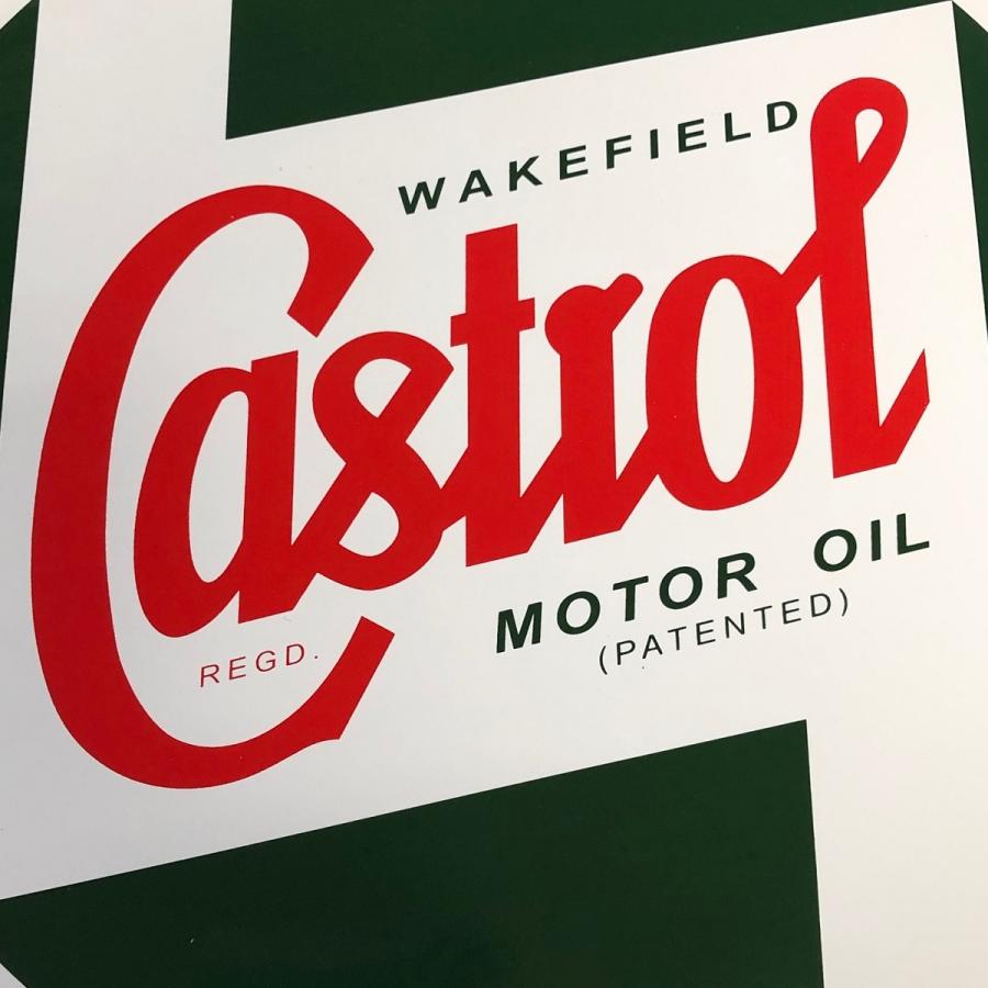 Castrol クラシックカストロールステッカー・ビッグサイズ : ミニ