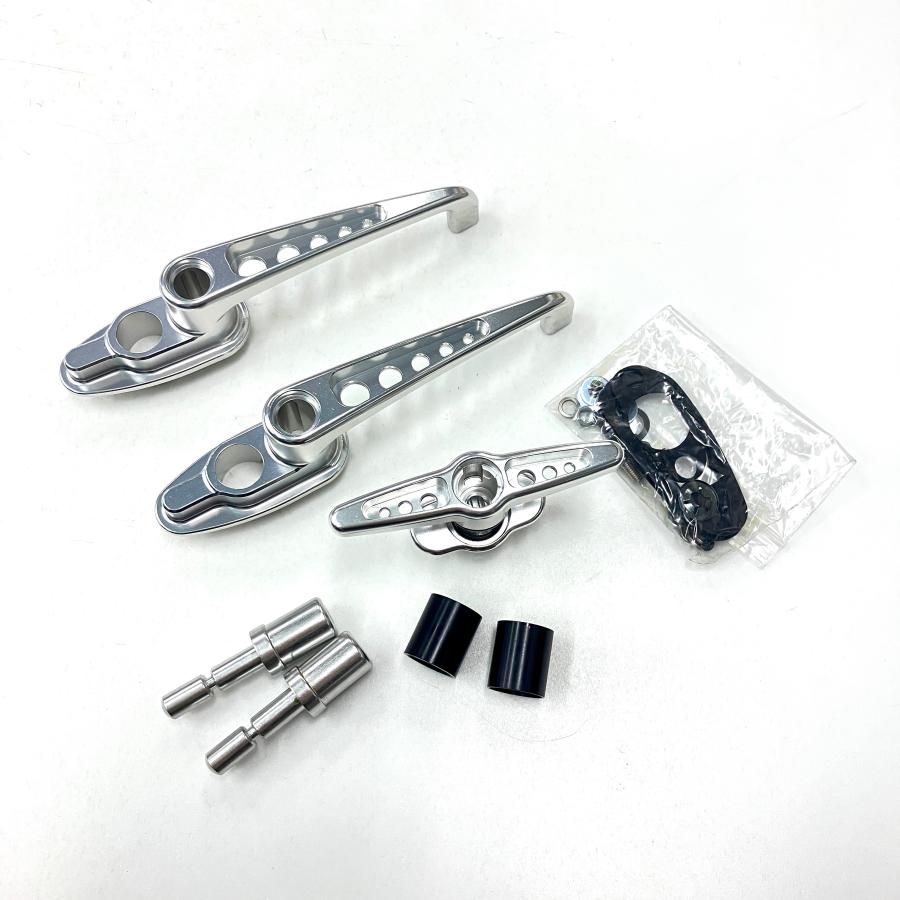 アルミビレッドドアトランクアウターハンドルキット : ミニマルヤマ