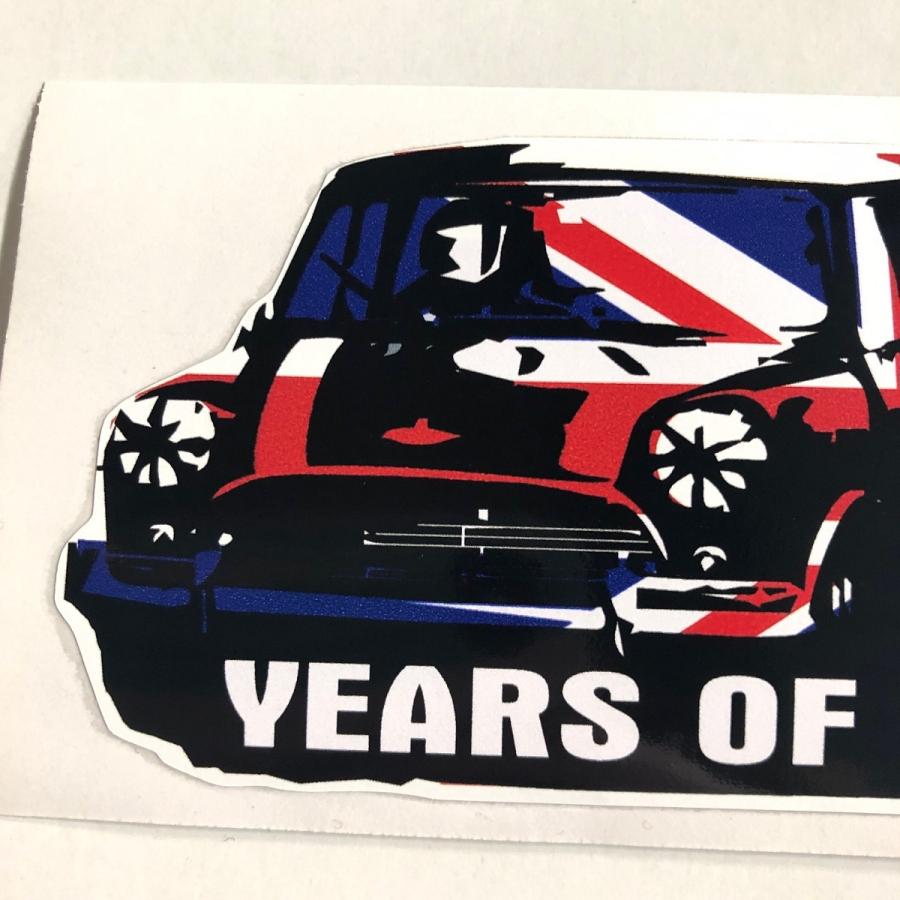 ローバー ミニ60周年ステッカー・タイプ1 : ミニマルヤマ - 通販