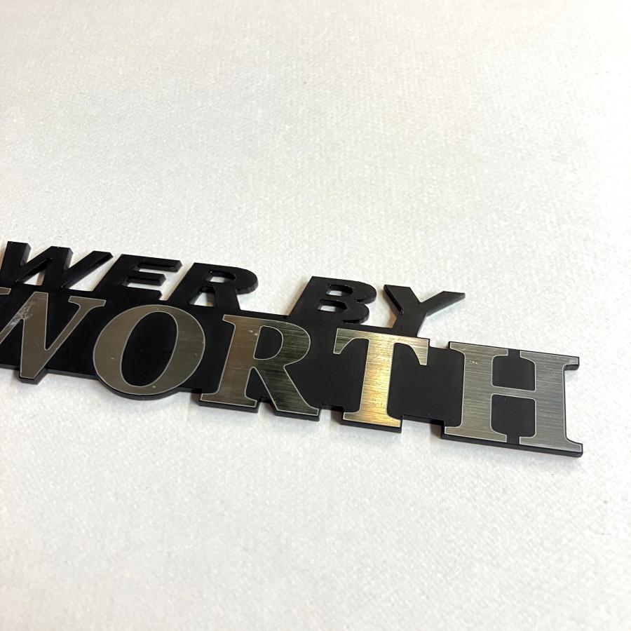 POWER BY COSWORTH プレートステッカー : ミニマルヤマ - 通販 - Yahoo