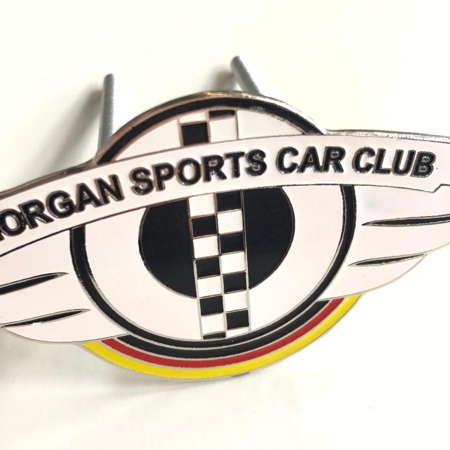 モーガン sports car club グリルバッジ　エンブレム MORGAN SPORTS CAR CLUB グリルエンブレム : ミニマルヤマ - 通販