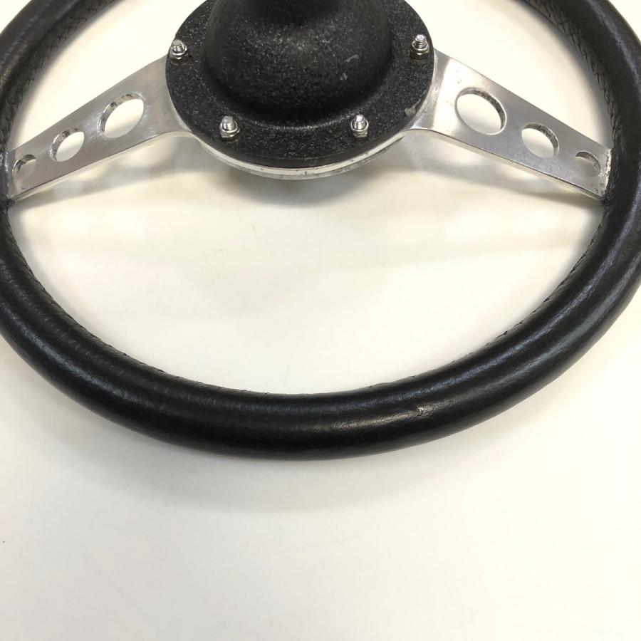 現品 クラシックミニ用MK1タイプボス付き レザー巻き 現品 クラシックミニ用MK1タイプボス付き レザー巻き