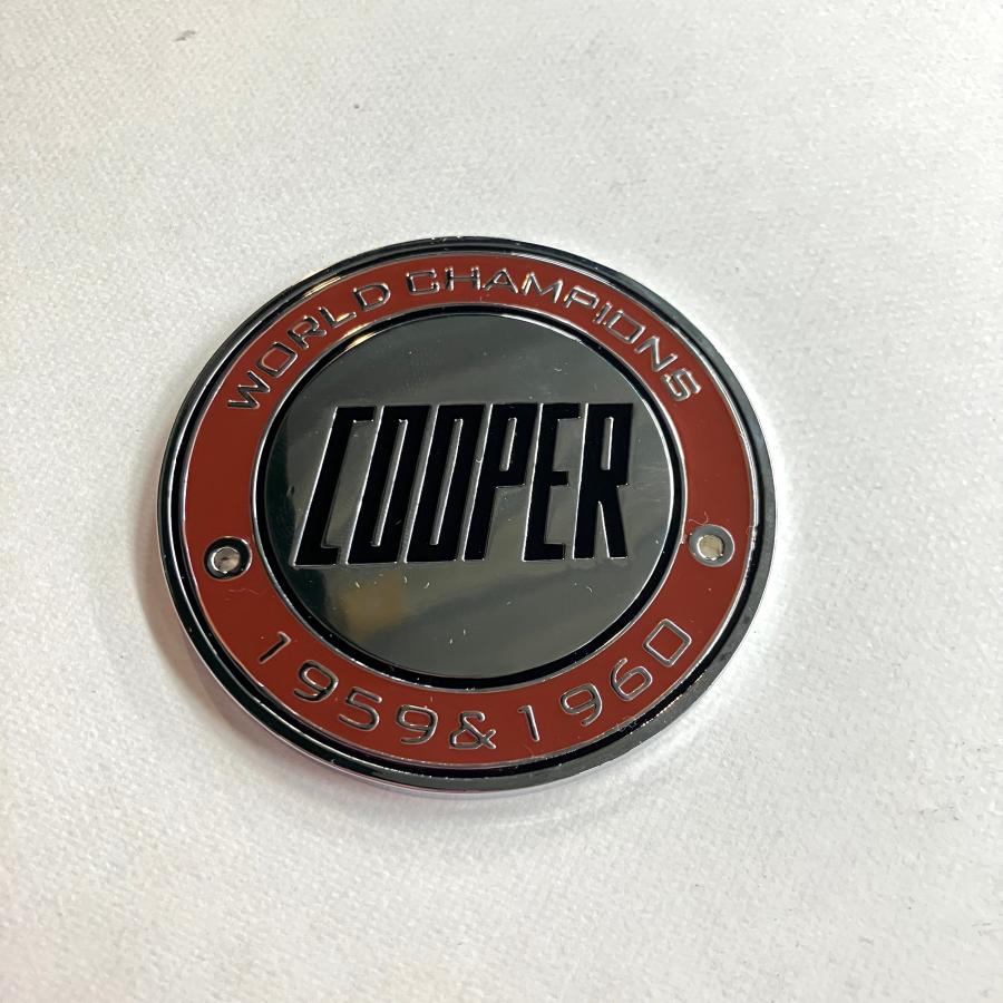 ローバー COOPER WORLD CHAMPIONS プレートエンブレム : ミニマルヤマ